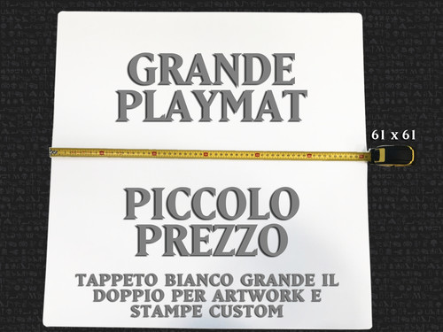 White blank playmat bianco - blank,