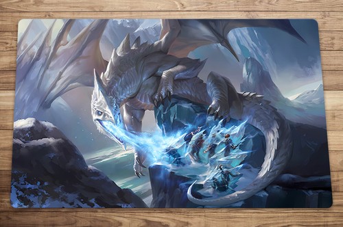 White dragon trading card game - white,